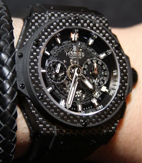 Hublot UNICO All Carbon Watch Hands